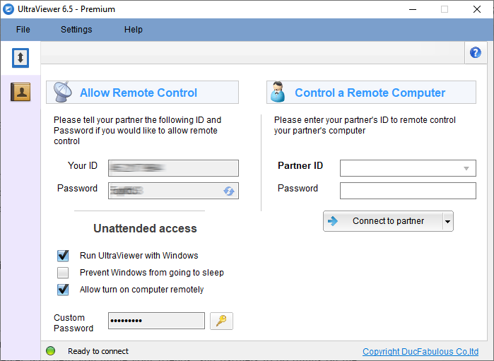 set up yout pc remotely for access