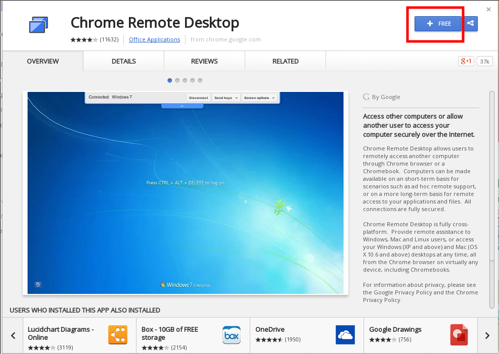 Chrome Remote Desktop