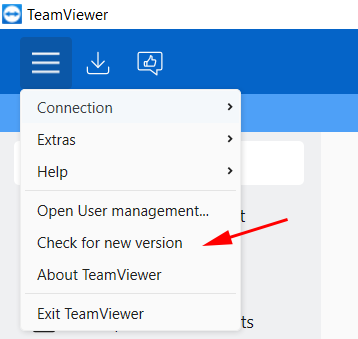 update TeamViewer