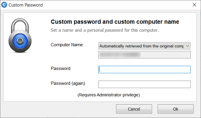 custom password