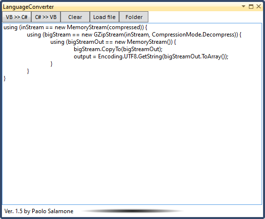 Language Converter testing C# to VB.NET