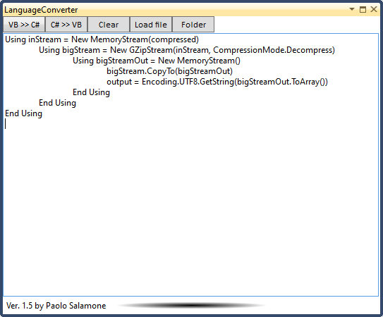 Language Converter testing C# to VB.NET 2