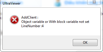 lỗi AddClient trên UltraViewer
