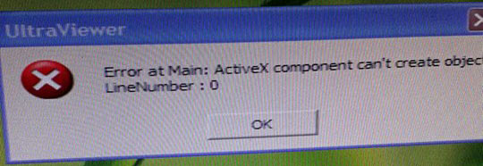 ActiveX component can't create object