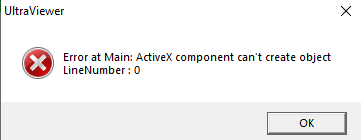 Lỗi ActiveX Component can't create object không mở được phần mềm
