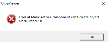Error while installing or running UltraViewer
