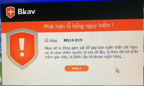 Bkav báo lỗ hổng MS14-019