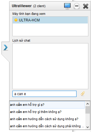 Tính năng nhắc lời chat trên UltraViewer 6.0