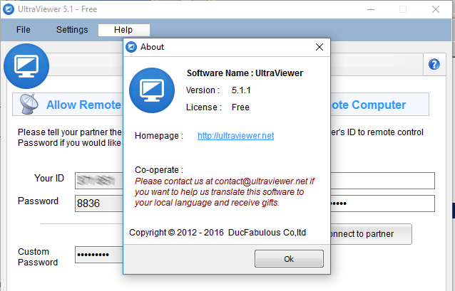 UltraViewer 5.1.1