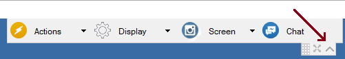 Ultraviewer collapse top bar