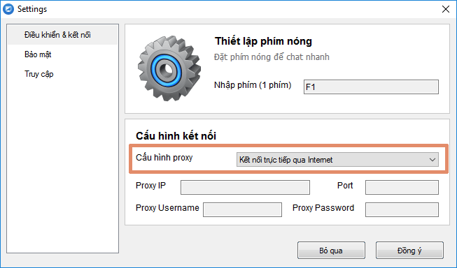 Hãy thử chỉnh lại cấu hình Proxy của máy